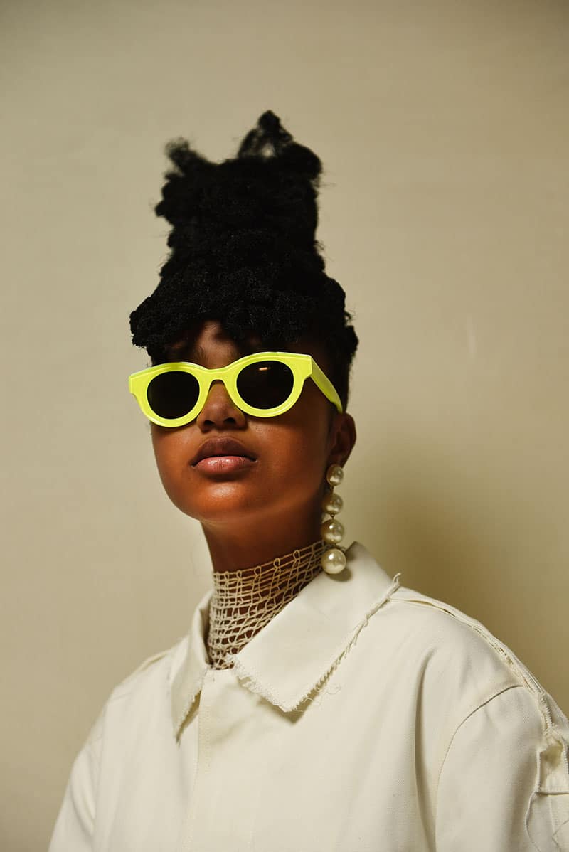 gafas de moda con colores